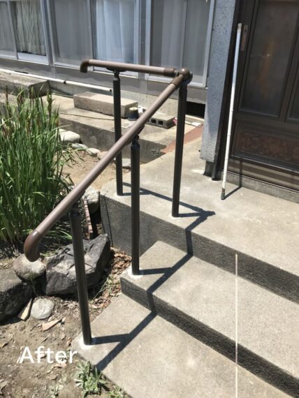 手摺取付工事／三条市／リフォーム