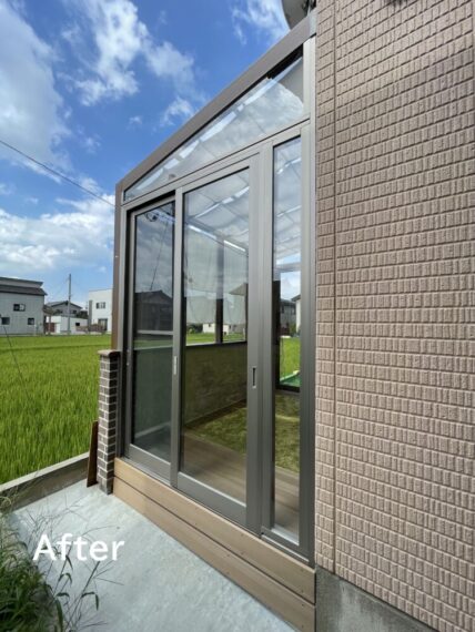 テラス取付リフォーム／ 三条市／ リフォーム